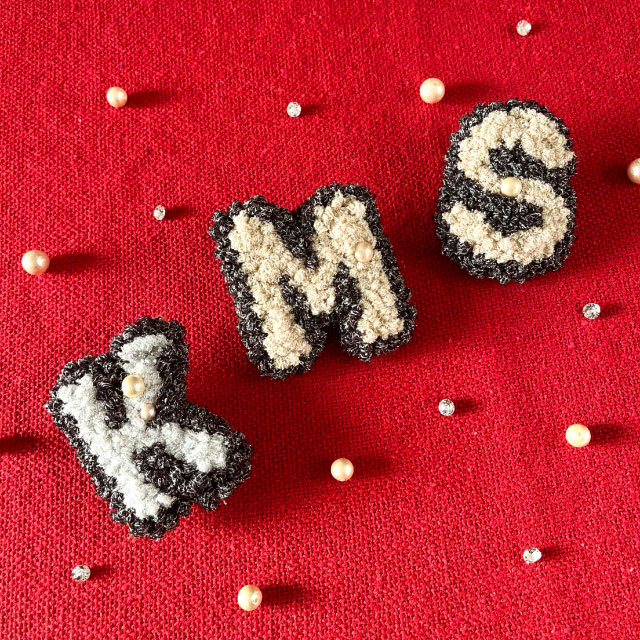 【本店11F】2/19studio hapunaと作るキラキラアルファベットブローチ