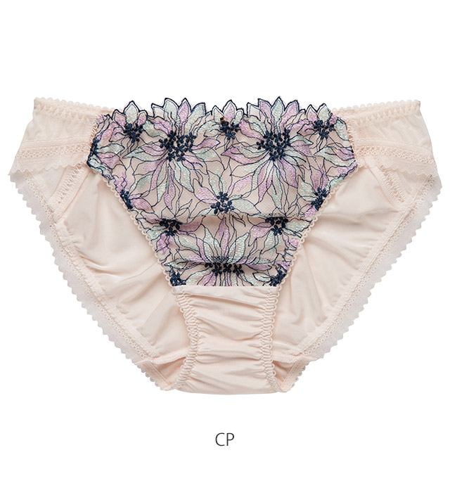 6217|ラヴィアドゥ 切替チュールレース 22464シリーズ スタンダードショーツ 全3色 M/