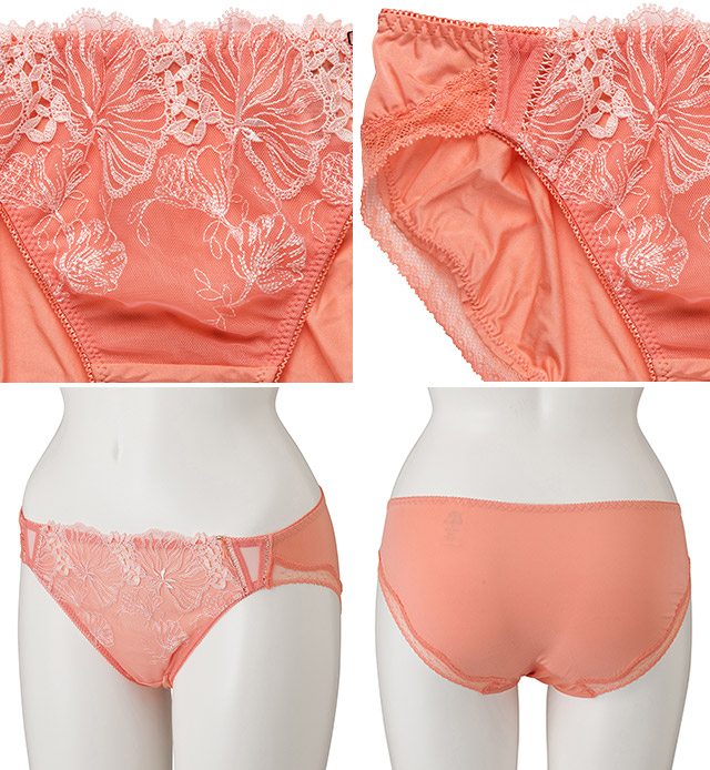 D6369|ラヴィアドゥ インケミカルレース D2237シリーズ スタンダードショーツ 全3色 M/L