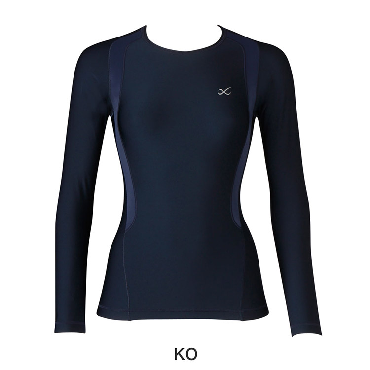 JAY299|ワコール CW-X 柔流 Jyuryu 丸首 長袖 レディース 全2色 S-L