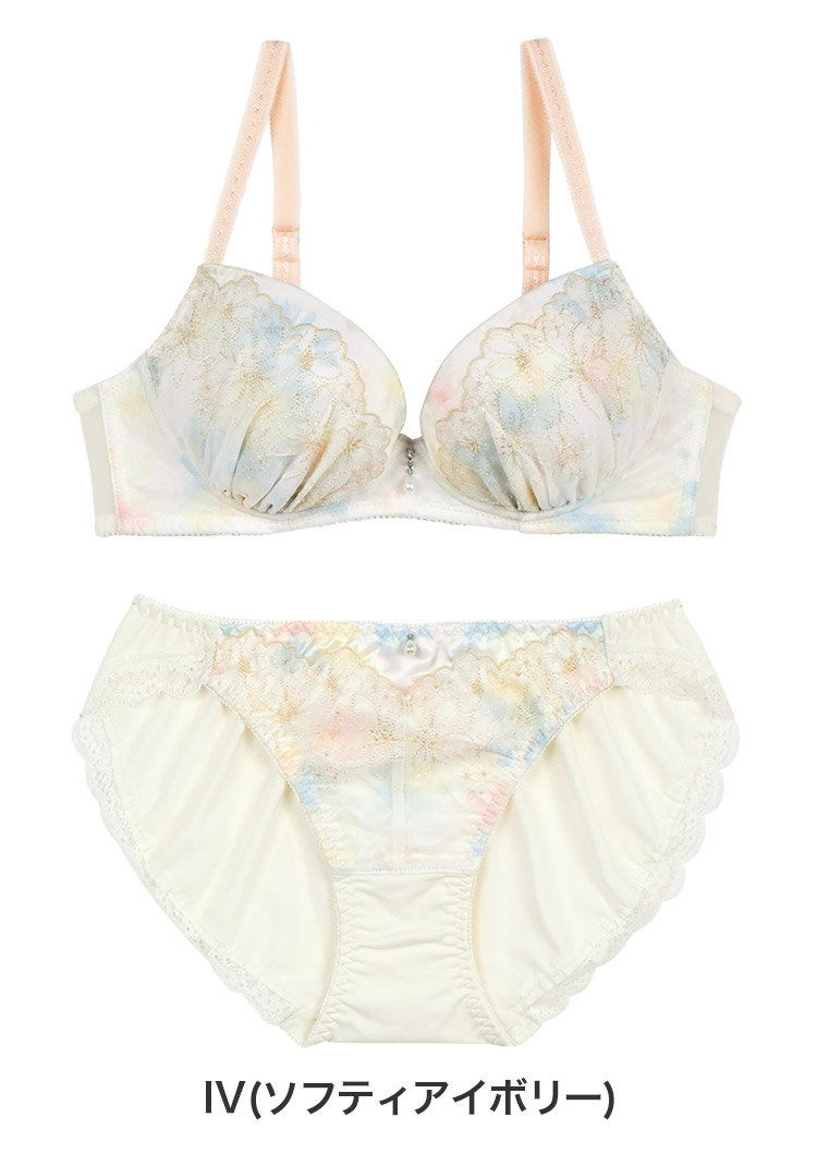 IBN308|アンテシュクレ intesucre らくしてキレイ ノンワイヤー ブラセット ナチュラルバストメイク 全3色 B-E/65-75