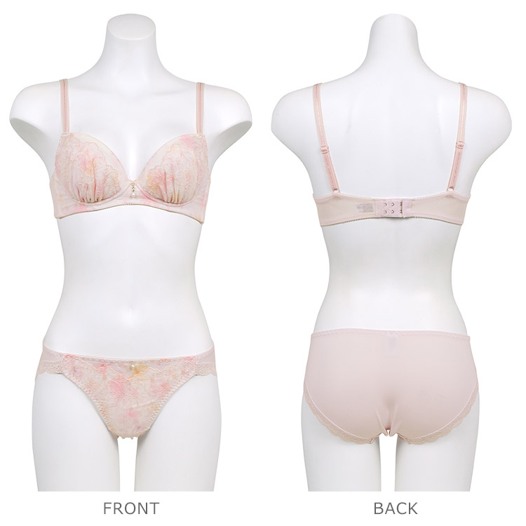 IBN308|アンテシュクレ intesucre らくしてキレイ ノンワイヤー ブラセット ナチュラルバストメイク 全3色 B-E/65-75