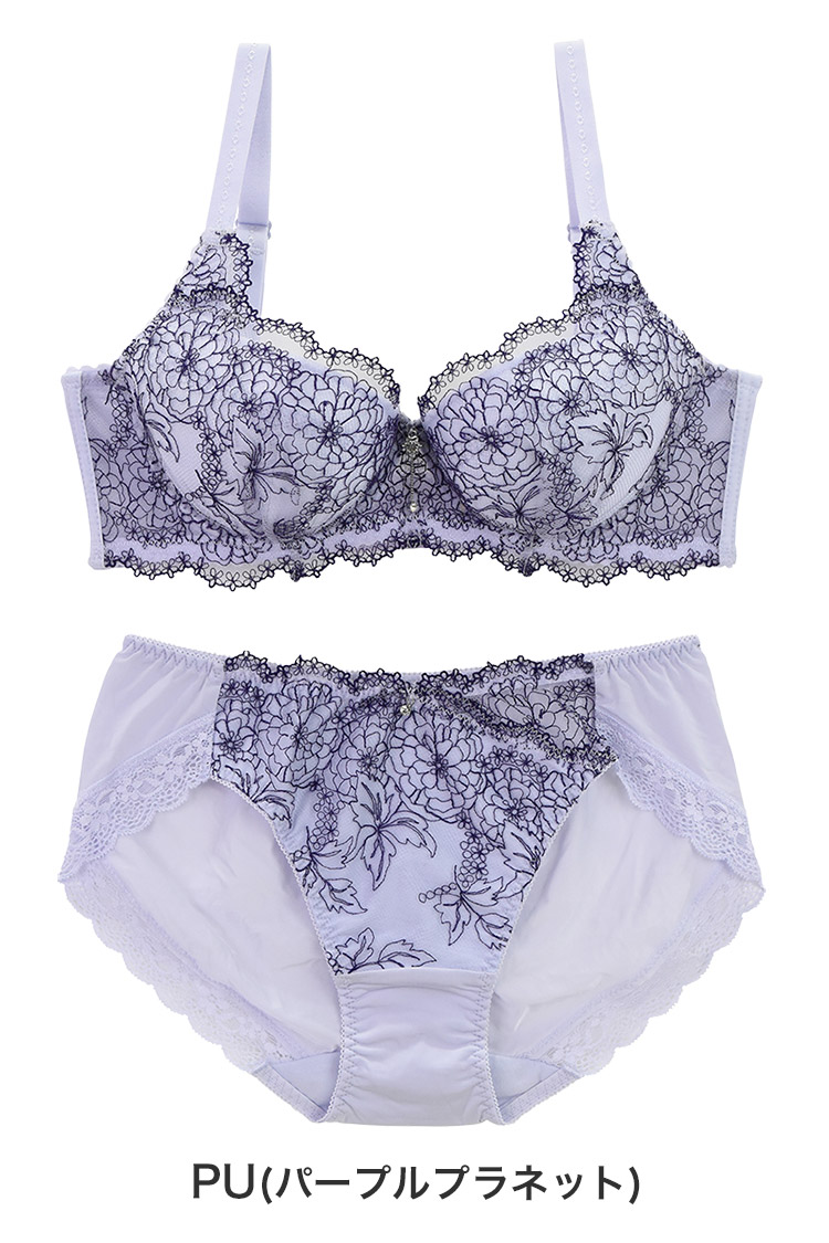 IBT312|アンテシュクレ intesucre 脇高ブラ Premium ブラセット 全3色 B-G/65-80