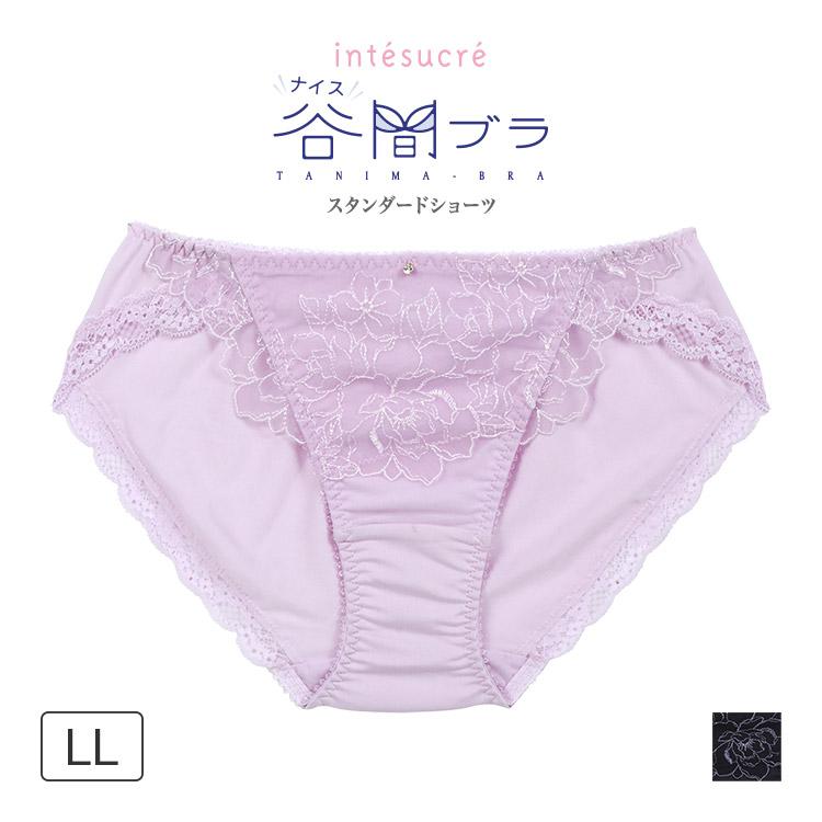 ISP344｜アンテシュクレ intesucre ナイス谷間ブラ IBT344ペア スタンダードショーツ LL
