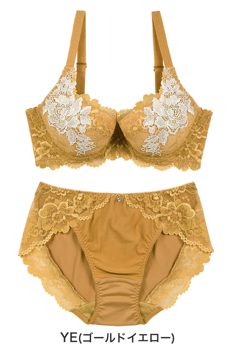 IBT326|アンテシュクレ intesucre 脇高ブラ Premium ブラセット 全4色 B-J/65-80