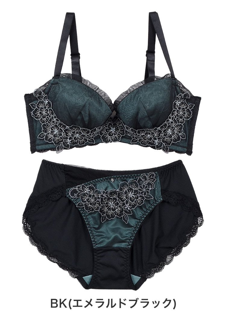 IBT331|アンテシュクレ intesucre なでしこブラ 脇高スレンダースタイル ブラセット CDEFGカップ アンダー65/70/75cm