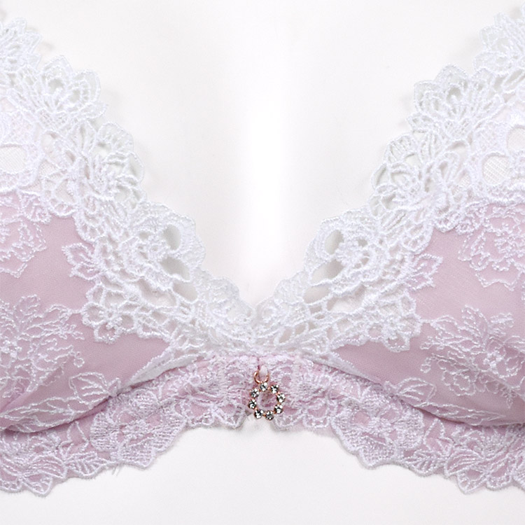 IBT334|アンテシュクレ intesucre 毎日フィットブラ Wパッドボリュームタイプ ブラセット くっきり谷間メイク BCDEカップ アンダー65/70/75cm