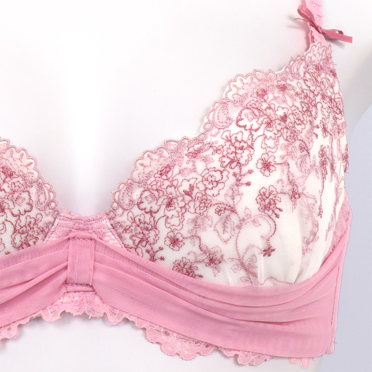 IBT366|アンテシュクレ intesucre らくしてキレイ ふわさらtype ブラジャー単品 ナチュラルバストメイク BCDEカップ アンダー 60/65/70/75cm