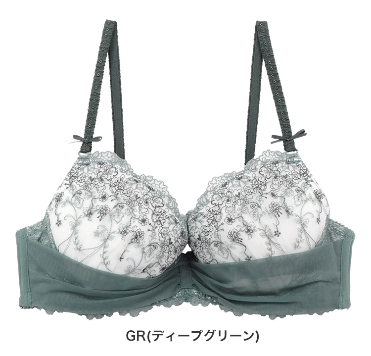 IBT366|アンテシュクレ intesucre らくしてキレイ ふわさらtype ブラジャー単品 ナチュラルバストメイク BCDEカップ アンダー 60/65/70/75cm