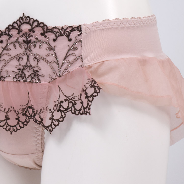 ISD367|アンテシュクレ intesucre narue×intesucre バストアップブラ IBT367ペア フリルショーツ M/L