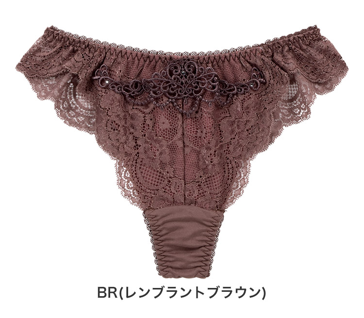 IST368|アンテシュクレ intesucre narue×intesucre バストアップブラ IBT368ペア Tバックショーツ M/L