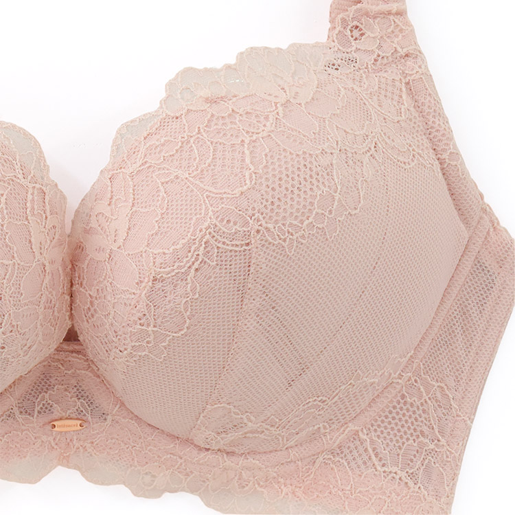 IBT362|アンテシュクレ intesucre ナイス谷間 立体感プラス ブラジャー単品 脇高ブラ BCDEFGHIカップ アンダー 65/70/75/80cm