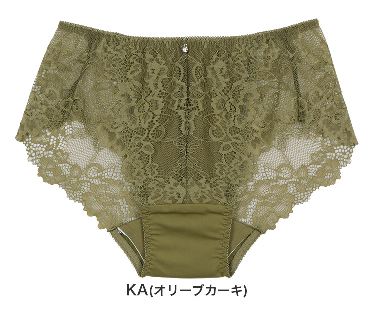 ISE351|アンテシュクレ intesucre 脇高ブラPremium IBT351ペア いつでも使えるサニタリーショーツ M/L/LL