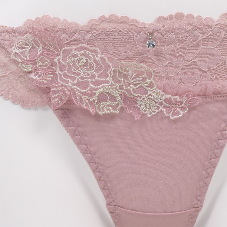 IST378|アンテシュクレ intesucre 毎日フィットブラ IBT378Sペア Tバックショーツ S/M/L