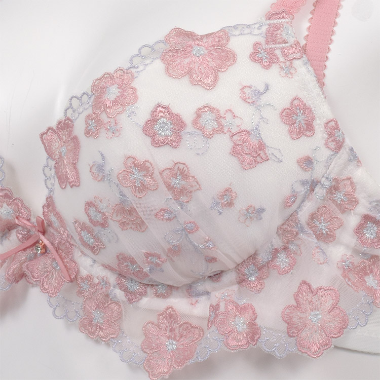 IBT374S|アンテシュクレ intesucre 毎日フィットブラ Wパッドボリュームタイプ ブラセット くっきり谷間メイク BCDEカップ アンダー60/65/70/75cm