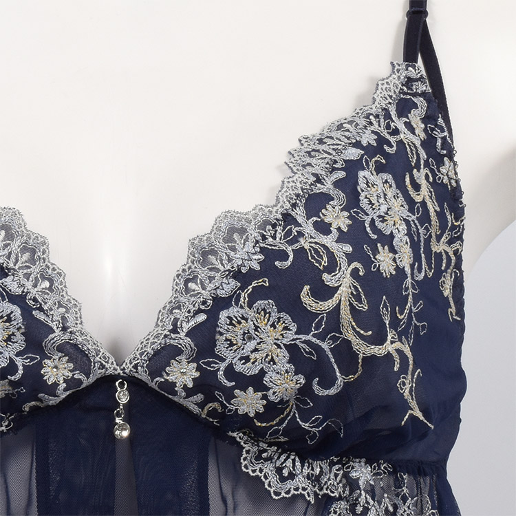 ILS377|アンテシュクレ intesucre なでしこブラ IBT377ペア スリップ M/L