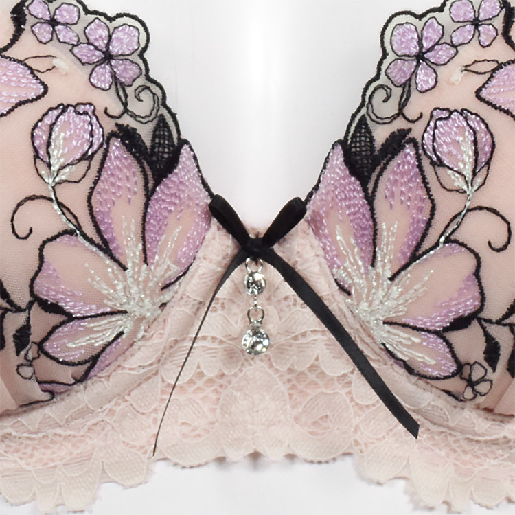 IBT384|アンテシュクレ intesucre なでしこブラ ブラジャー単品 サイドすっきりメイク CDEFGカップ アンダー65/70/75cm