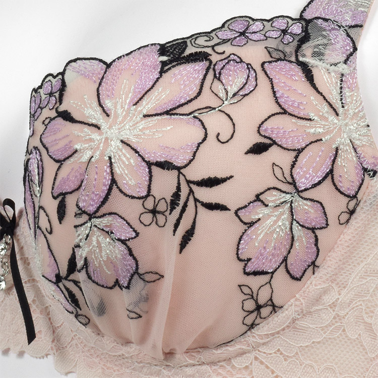 IBT384|アンテシュクレ intesucre なでしこブラ ブラジャー単品 サイドすっきりメイク CDEFGカップ アンダー65/70/75cm