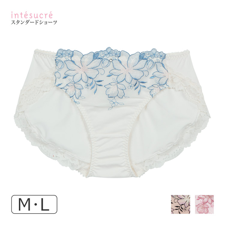 ISP384｜アンテシュクレ intesucre なでしこブラ  IBT384ペア スタンダードショーツ M/L