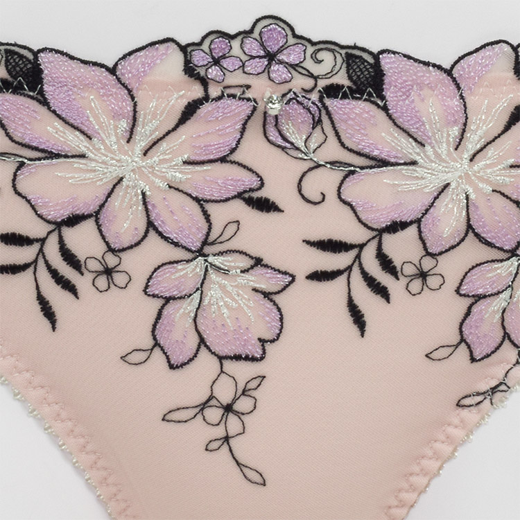 ISP384|アンテシュクレ intesucre なでしこブラ IBT384ペア スタンダードショーツ M/L