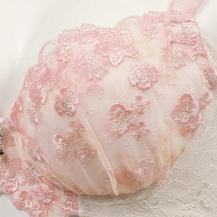 IBT379|アンテシュクレ intesucre なでしこブラ スレンダースタイル ブラジャー単品 脇高 サイドすっきりメイク CDEFGカップ アンダー65/70/75cm