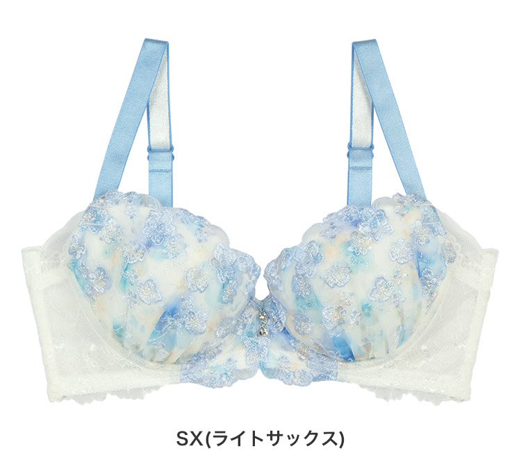 IBT379|アンテシュクレ intesucre なでしこブラ スレンダースタイル ブラジャー単品 脇高 サイドすっきりメイク CDEFGカップ アンダー65/70/75cm