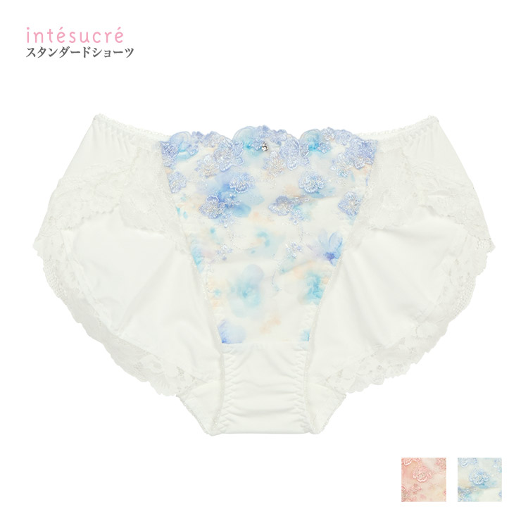 ISP379|アンテシュクレ intesucre なでしこブラ スレンダースタイル IBT379ペア スタンダードショーツ M/L