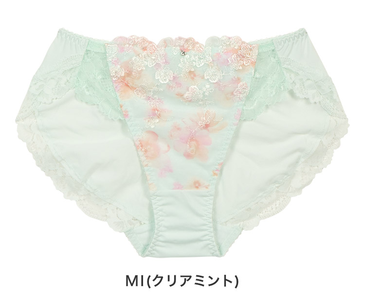 ISP379|アンテシュクレ intesucre なでしこブラ スレンダースタイル IBT379ペア スタンダードショーツ M/L