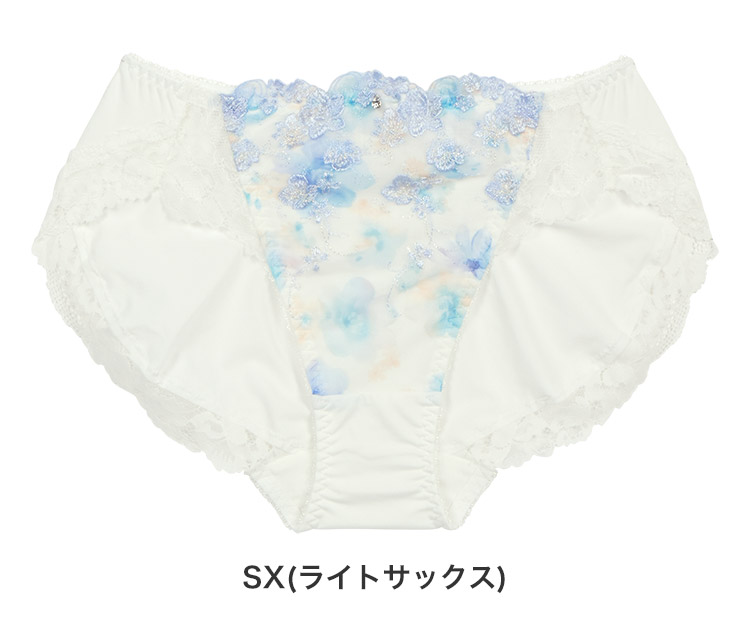 ISP379|アンテシュクレ intesucre なでしこブラ スレンダースタイル IBT379ペア スタンダードショーツ M/L