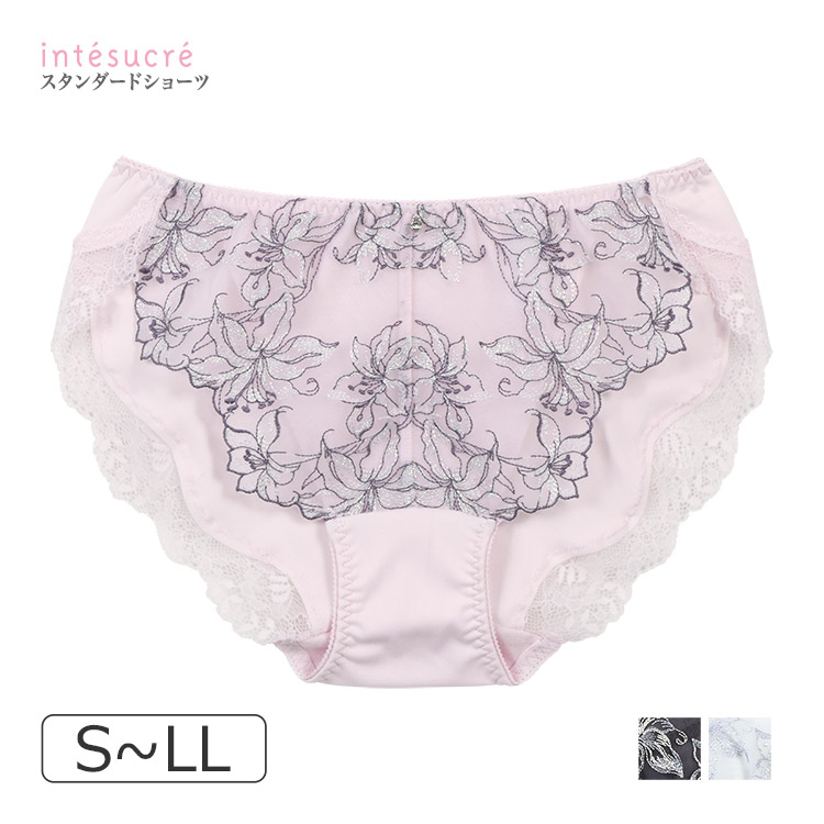 ISP390|アンテシュクレ intesucre 脇高ブラ Premium IBT390ペア スタンダードショーツ S/M/L/LL