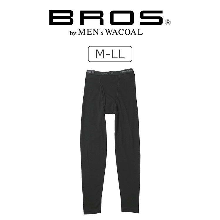 GS6021|ワコール ブロス ボトム メンズ ジャストウエスト 足首丈 全1色 M-LL