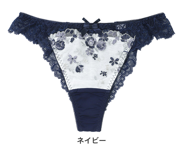 23-18111|ナルエー narue フルール 23-18510シリーズ Tバックショーツ 全3色 M