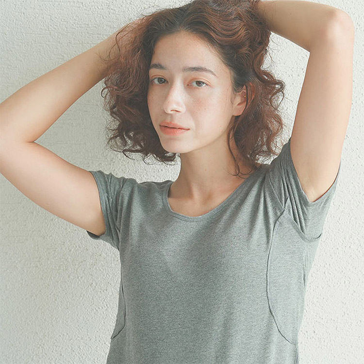 D87510-29|リオ RIO 着る保湿クリーム インナー 汗パッド付フレンチインナー M/L