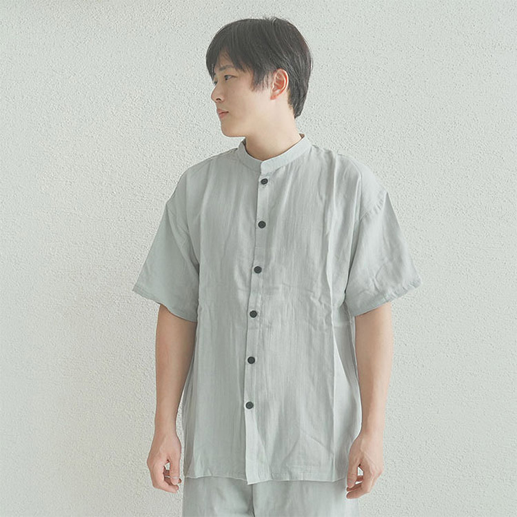 D93507-32|リオ RIO 着る保湿クリーム スリーピングウェア 前開きメンズパジャマ メンズ M/L