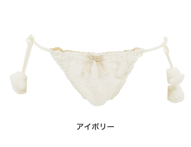227221|COCO Linge ラブリーテディベア Tバックショーツ M