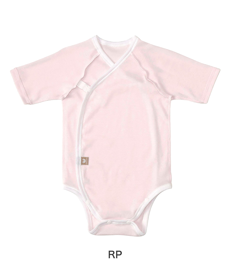 BGS385|ワコール ベビー オーガニックコットンプレミアム100% ベビーロンパース 50-60/60-70 日本アトピー協会推薦品