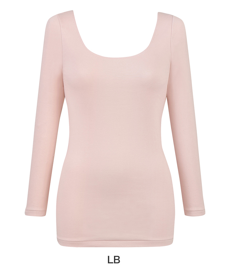 EL4831|ワコール ウイング ふんわり、やわらか、あたたかい 綿の贅沢オーガニック トップス (8分袖) S/M/L/LL