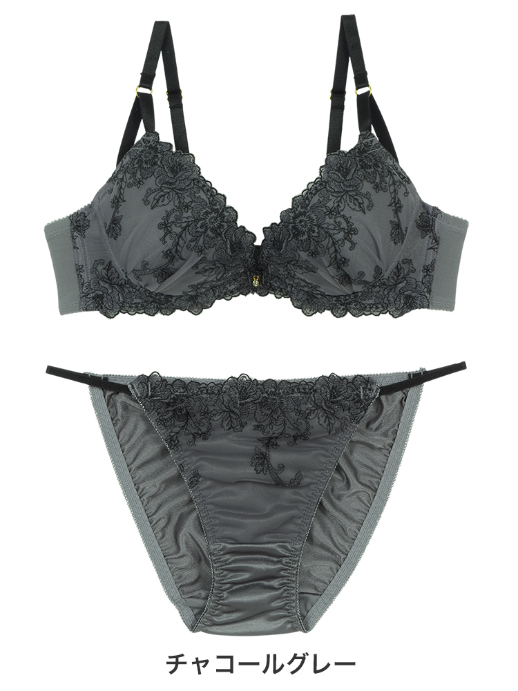 327236|COCO Linge ミステリアスフラワー ブラセット ABCDEFカップ アンダー 65/70/75cm