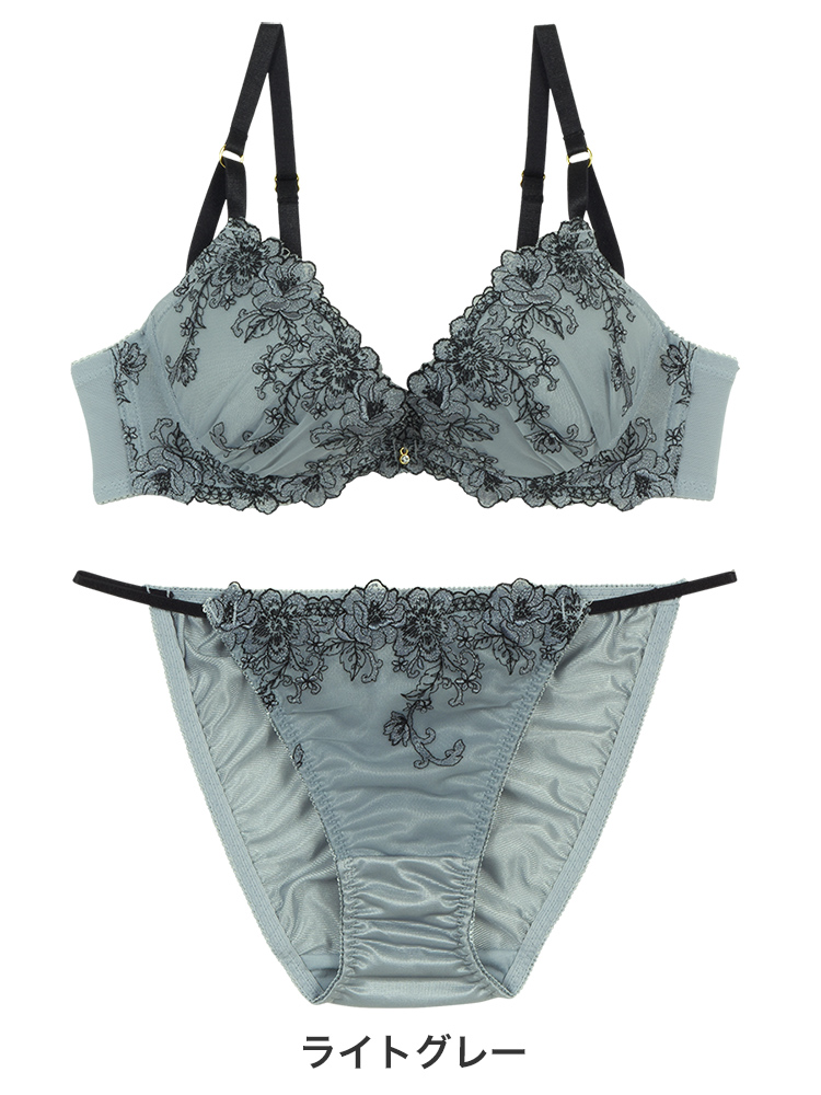 327236|COCO Linge ミステリアスフラワー ブラセット ABCDEFカップ アンダー 65/70/75cm
