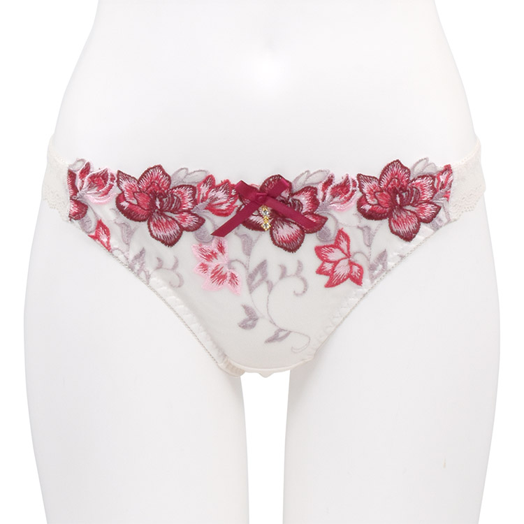 427530|セントオードリー ティアラ ブリリアント ブルーム Tバックショーツ M