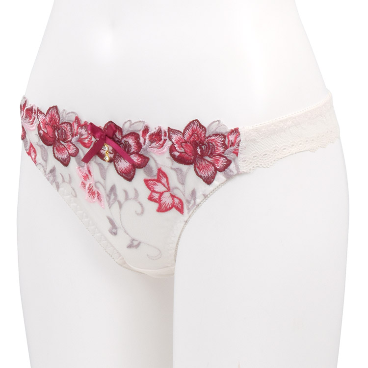 427530|セントオードリー ティアラ ブリリアント ブルーム Tバックショーツ M