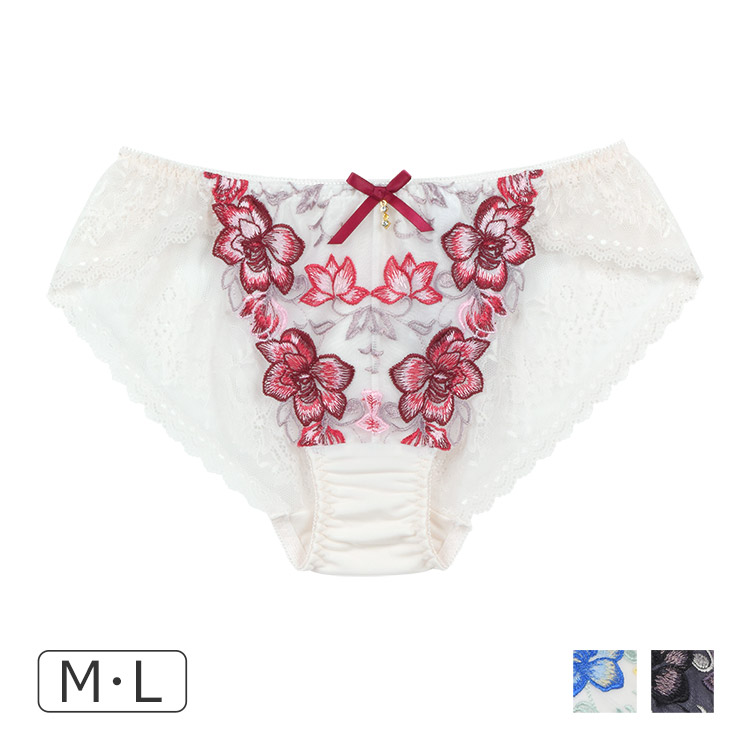 427531｜セントオードリー ティアラ ブリリアント ブルーム バックレースショーツ M/L