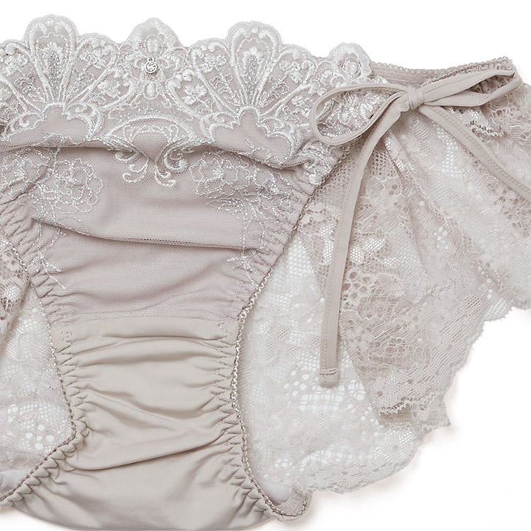 23-18157|ナルエー narue セレナーデ 23-18555シリーズ バックレースショーツ サイドリボン M/L