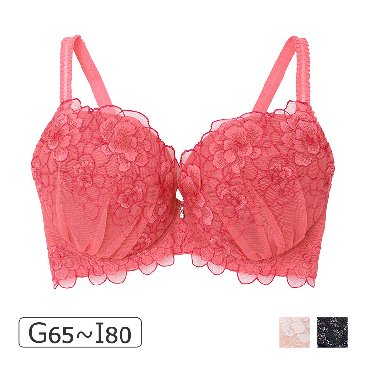 23-38521｜ナルエー narue ルチア 23-38520シリーズ ブラジャー単品 グラマアップ GHIカップ アンダー65/70/75/80cm