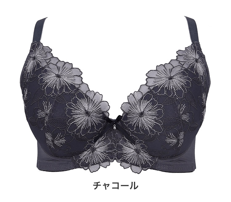 90494|グラマープリンセス スマートラインブラ ブラジャー単品 大きいサイズ FGカップ アンダー90/95cm