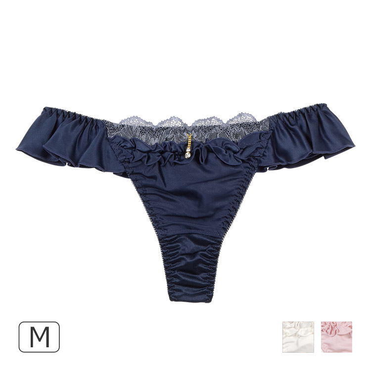 227270|COCO Linge フローラサテン Tバックショーツ M