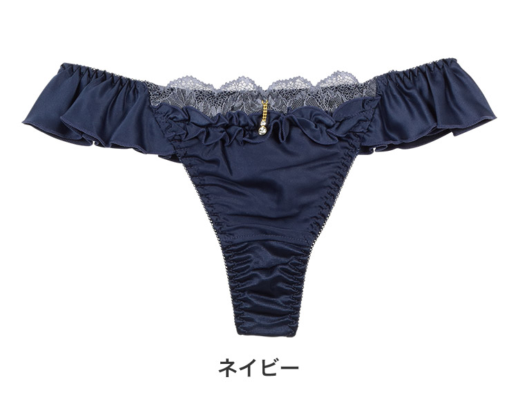 227270|COCO Linge フローラサテン Tバックショーツ M