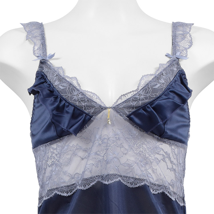 627270|COCO Linge フローラサテン ベビードール M