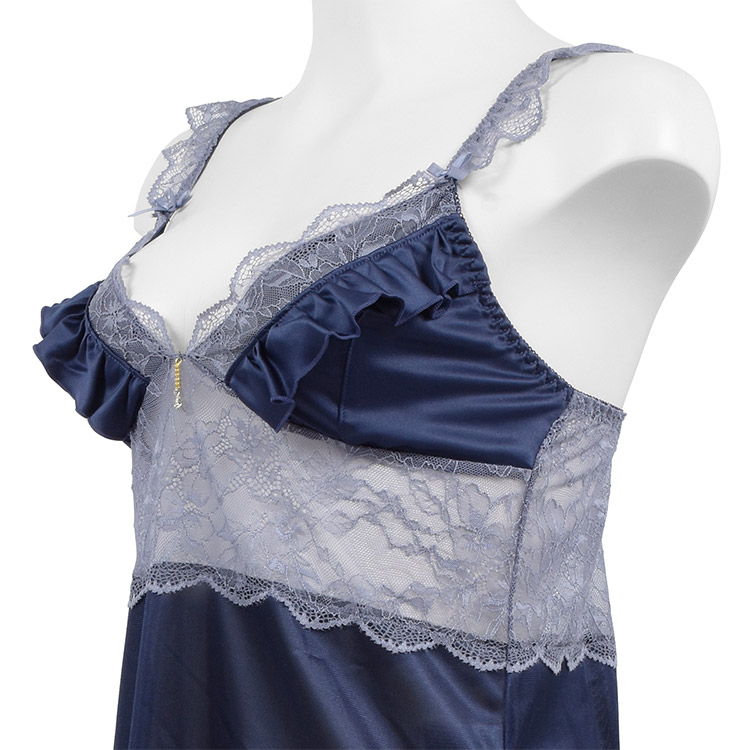 627270|COCO Linge フローラサテン ベビードール M