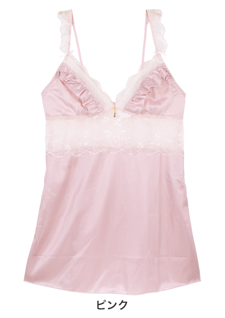 627270|COCO Linge フローラサテン ベビードール M